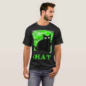 What Murderous Cat Holding Knife Halloween Costume Tシャツ (正面フル)