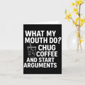 What My Mouth Do Chug And Start Arguments  カード (黄色い花)