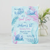 What of a Good Time 1st Birthday招待状 招待状 (スタンド正面)