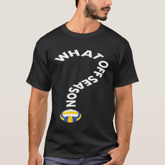 What Off Season Volleyball長袖男性女性 Tシャツ (正面)