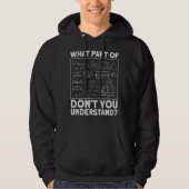 What part don't understand Physicist Math Teacher  パーカ (正面)