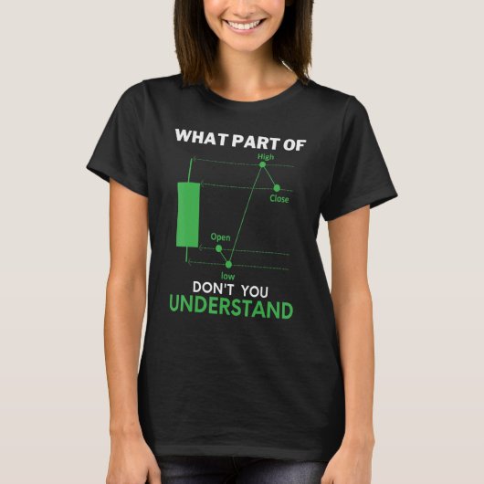 What Part Of Don't You Understand Day Trading Mark Tシャツ (正面)