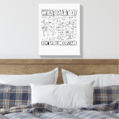 What Part Of Don't You Understand? Funny Math  キャンバスプリント (インサイチュ (寝室))