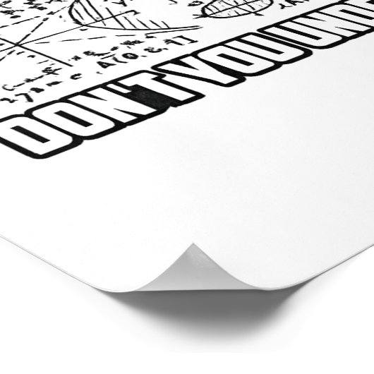 What Part Of Don't You Understand? Funny Math  ポスター (角)