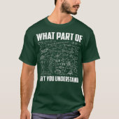 What Part Of Dont You Understand  Funny Math Tシャツ (正面)