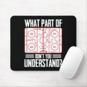 What Part Of Hockey Don't You Understand Ice Hocke マウスパッド (マウス)