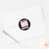 What Part Of Hockey Don't You Understand Ice Hocke ラウンドシール (封筒)