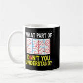 What Part Of You Don't Understand_ Funny Ice Hocke コーヒーマグカップ (左)