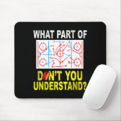 What Part Of You Don't Understand_ Funny Ice Hocke マウスパッド (マウス)