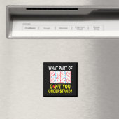 What Part Of You Don't Understand_ Funny Ice Hocke マグネット (インサイチュ (食洗機))