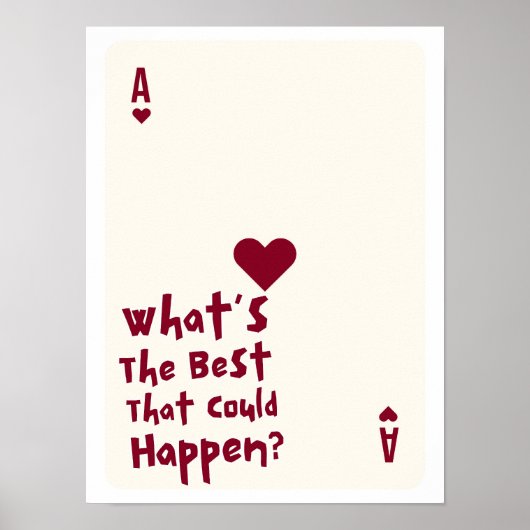 What’s Best That Could Happen Inspirational Poster ポスター (正面)