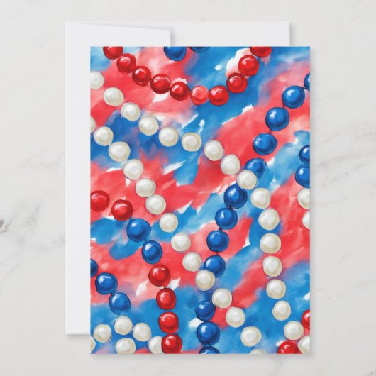 What’s in Your Phone? 4th of July Game Beads card 招待状 (裏面)