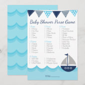 What’s in Your Purse? – Sailor Baby Shower Game プログラム (正面/裏面)