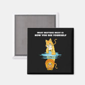 What S Most Is How You See Yourself Motivational L マグネット (正面/裏面)