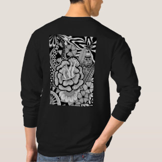 What’s Next? – Black and White Surreal Hand-Drawn Tシャツ