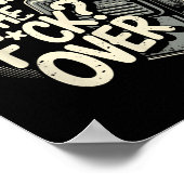 What S The F C K Over Walkie Talkie Hand Radio Sar ポスター (角)