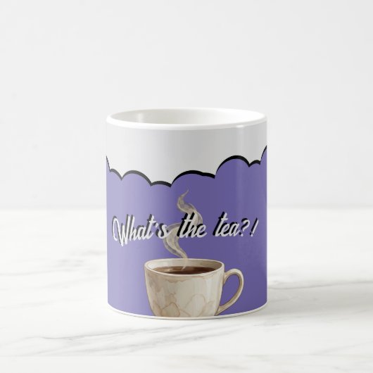 What’s the Tea?! Cheeky Gossip Coffee Mug コーヒーマグカップ (中央)