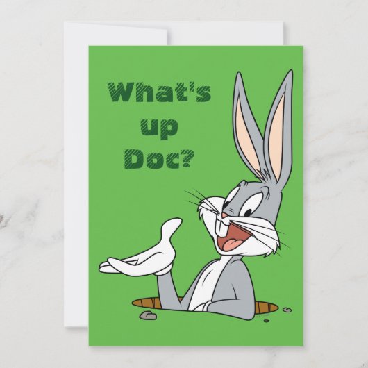 WHAT’S UP DOC?™ バッグス・バニー™ ウサギの穴 カード (正面)