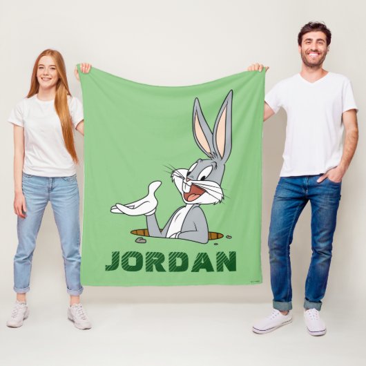 WHAT’S UP DOC?™ バッグス・バニー™ ウサギの穴 フリースブランケット (インサイチュ)