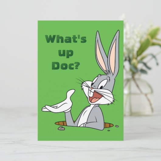 WHAT’S UP DOC?™ BUGS BUNNY™ Rabbit Hole カード (スタンド正面)