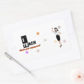 What’s Your Superpower Stickers – Teacher Gift 長方形シール (封筒)