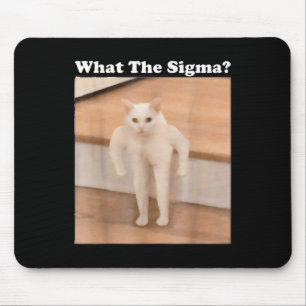What Sigmaミーム猫ミームインターネットミームおもしろいミーム マウスパッド