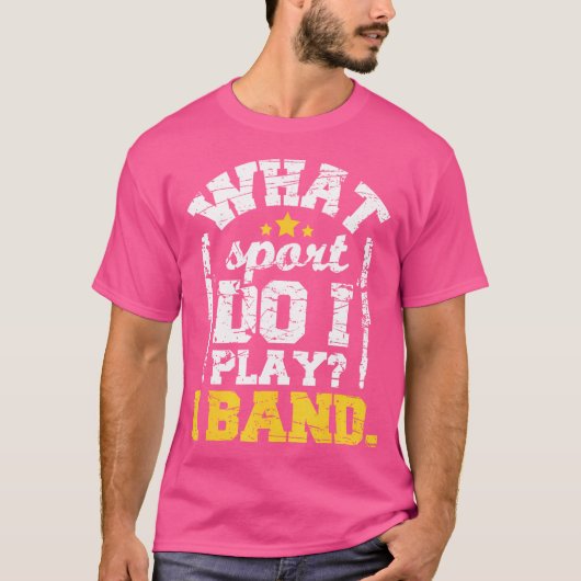 What Sport Do 遊 I Band - Flute Flutist Marchi Tシャツ (正面)