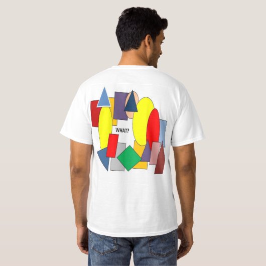 WHAT? Tシャツ (裏面フル)