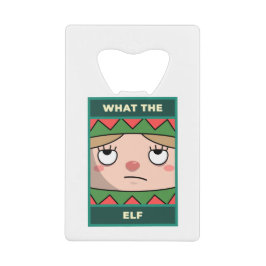 What The小妖精や小人 クレジットカード栓抜き