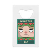 What The小妖精や小人 クレジットカード栓抜き (裏面)