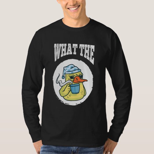 What The Duck Duck Morning Grouch Coffee Rubber Du Tシャツ (正面)