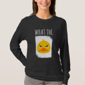 What The Duck Duck Morning Grouch Coffee Rubber Du Tシャツ (正面)