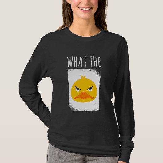 What The Duck Duck Morning Grouch Coffee Rubber Du Tシャツ (正面)