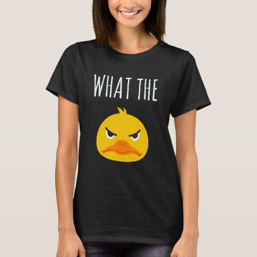 What The Duck Duck Morning Grouch Coffee Rubber Du Tシャツ (正面)