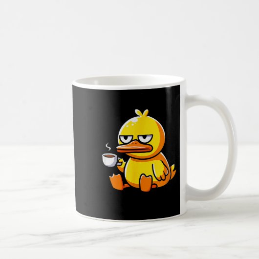What The Duck Owner I Love Ducks Lover Funny Rubbe コーヒーマグカップ (右)