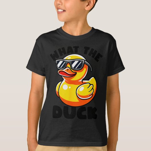 What The Duck Owner I Love Ducks Lover Funny Rubbe Tシャツ (正面)