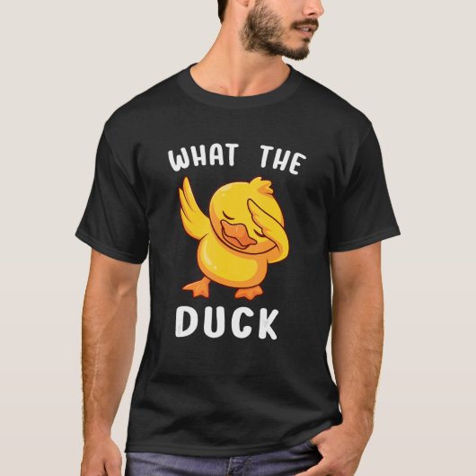 What The Duck  Rubber Duck Tシャツ (正面)
