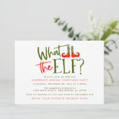 What The Elf クリスマスパーティーの招待状 招待状 (スタンド正面)