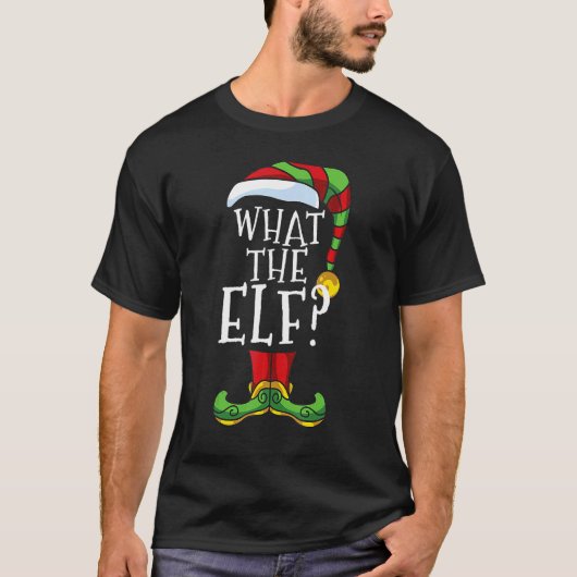What The Elf Christmas Family Matching Xmas Group Tシャツ (正面)