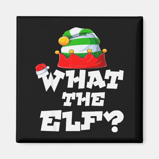 What The Elf _ Family Matching Christmas Group Paj マグネット (正面)