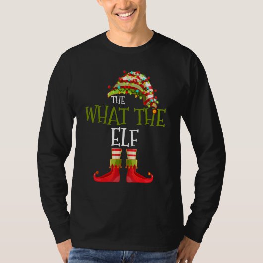 What The Elf Group Matching Family Christmas  2 Tシャツ (正面)