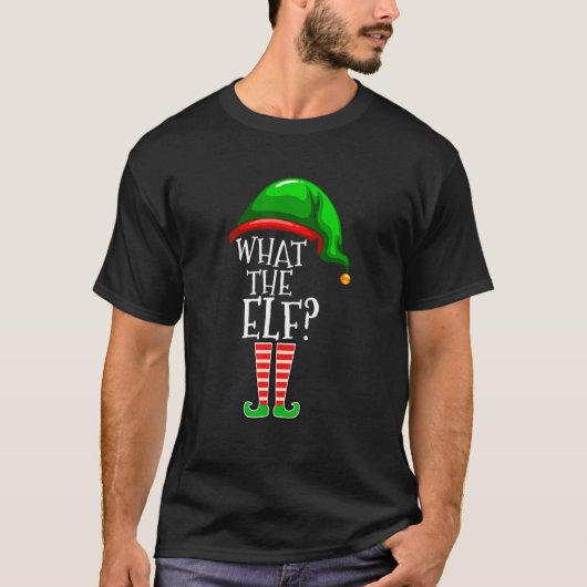 What The Elf Group Matching Family Christmas Outfi Tシャツ (正面)