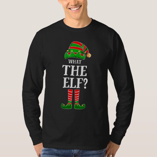What The Elf Matching Family Group Christmas Holid Tシャツ (正面)
