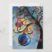 What the Elf winter Baby Shower Bingo Game Card 招待状 (裏面)