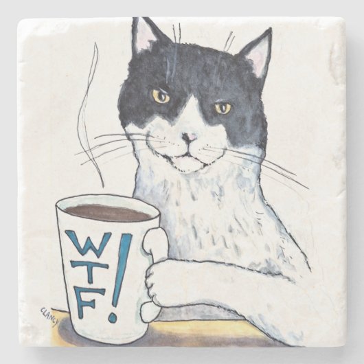 What The Feline コースター (正面)