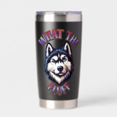 What The Fluff Paw Print Magnet 保温保冷タンブラー (正面)