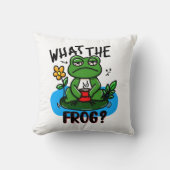What the frog? クッション (正面)