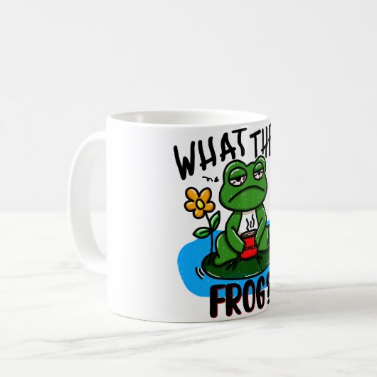 What the frog? コーヒーマグカップ (正面左)