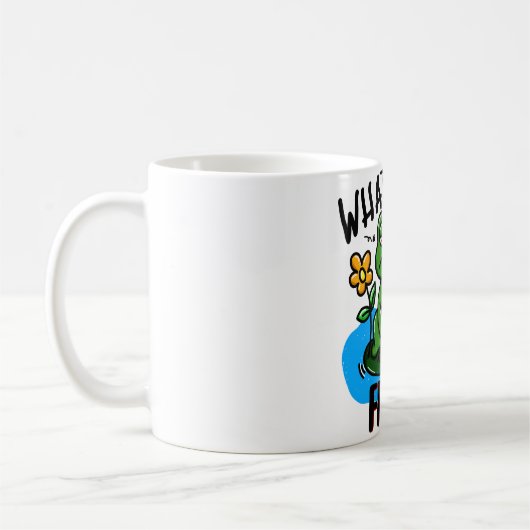 What the frog? コーヒーマグカップ (左)