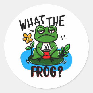 What the frog? ラウンドシール